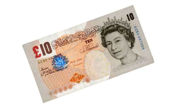 Flash £10 Notes