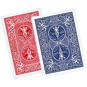 Double Back Bicycle Cards Blue - Red x 5