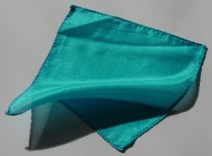 9" (Nine Inch) Silk Turquoise