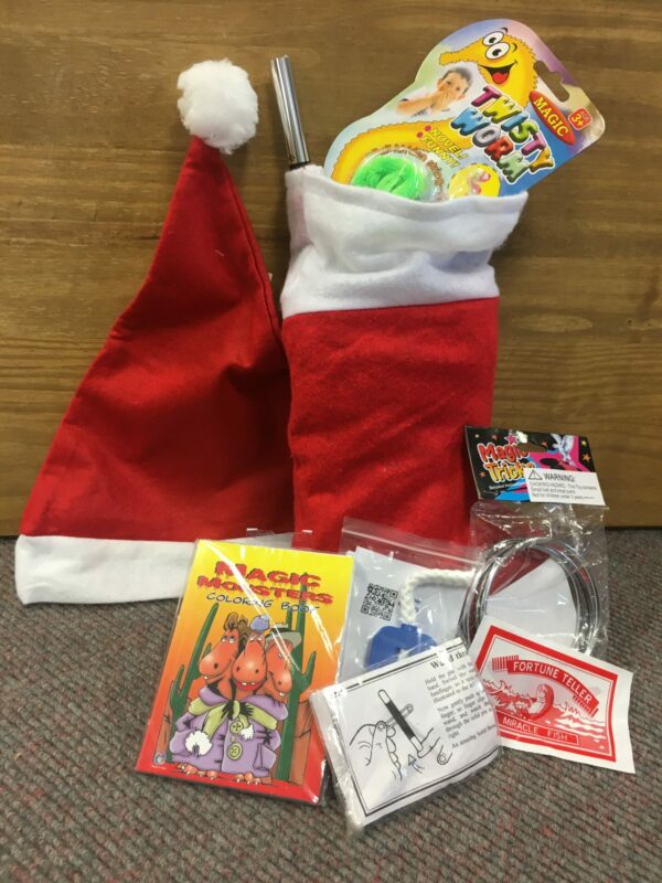 Christmas Themed Stocking Filled With Magic Tricks - Image 2