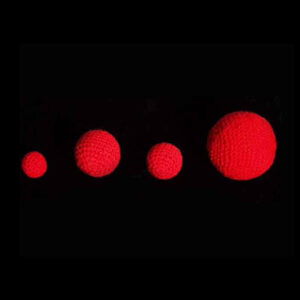 Crochet 4 Ball Set (1"/Red)