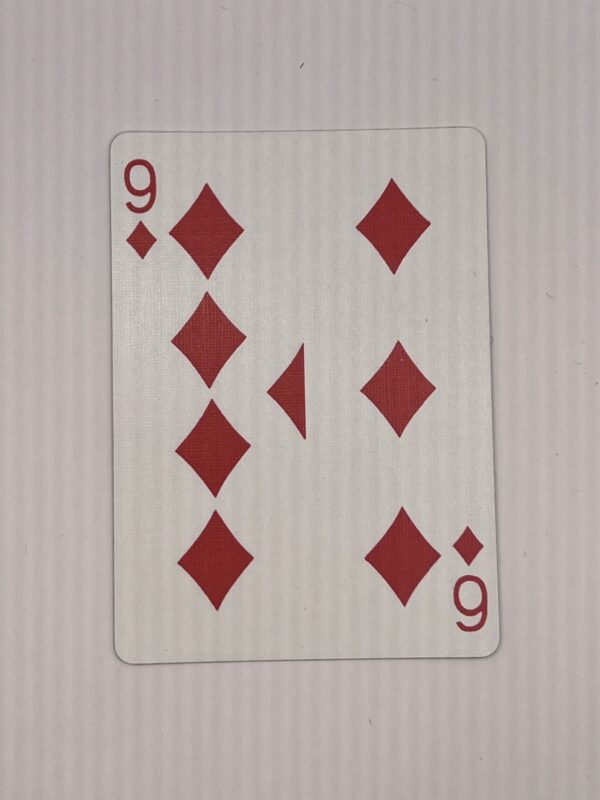 Bicycle Gaff Hand Printed 6 of Diamonds / 9 of Diamonds