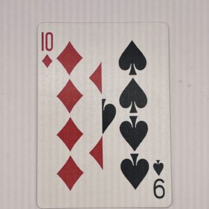 Bicycle Gaff Hand Printed 10 of Diamond / 9 of Spades