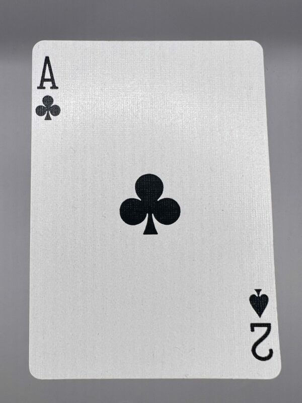 Bicycle Gaff Hand Printed Ace of Clubs / Two of Spades