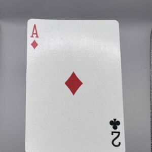 Bicycle Gaff Hand Printed Ace of Diamonds / 2 of Clubs