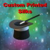 24" Square Custom Printed Silk