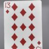13 of Diamonds gaff card printed on Bicycle stock (Blue) (15)