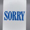 Sorry gaff card printed on Bicycle stock (Red) (172)