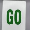 Go gaff card printed on Bicycle stock (Blue) (166)