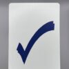 Blue Tick gaff card printed on Bicycle stock (Blue) (266)