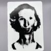 Creepy Lady gaff card printed on Bicycle stock (Red) (213)
