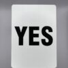 YES gaff card printed on Bicycle stock (Red) (163)