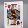 Queen Hearts with Jacks gaff card printed on Bicycle stock (Red) (44)