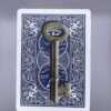 Blue Key Card gaff card printed on Bicycle stock (Face On Front) (218)