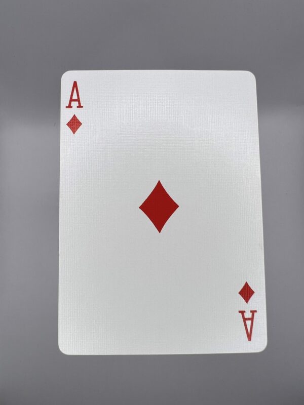 Ace Diamonds Ace Clubs Double Face gaff card printed on Bicycle stock (31) - Image 2