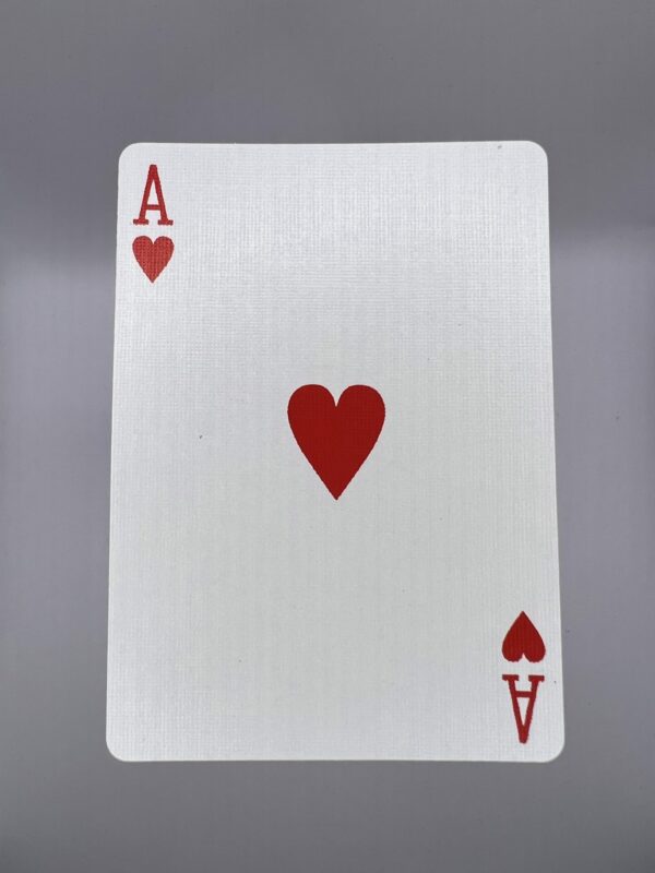 Ace Diamonds Ace Hearts Double Face gaff card printed on Bicycle stock (26) - Image 2