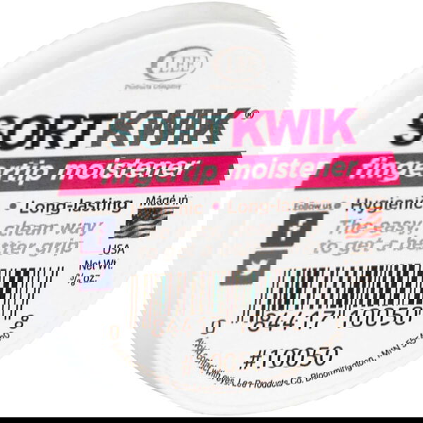 Sortkwik Fingertip Moisteners Manipulation Treatment