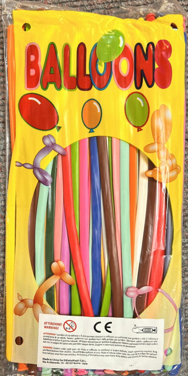 260Q Traditional Modelling Balloons
