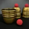 Super Cups and Balls (Brass/Aged) by Oliver Magic - Image 3