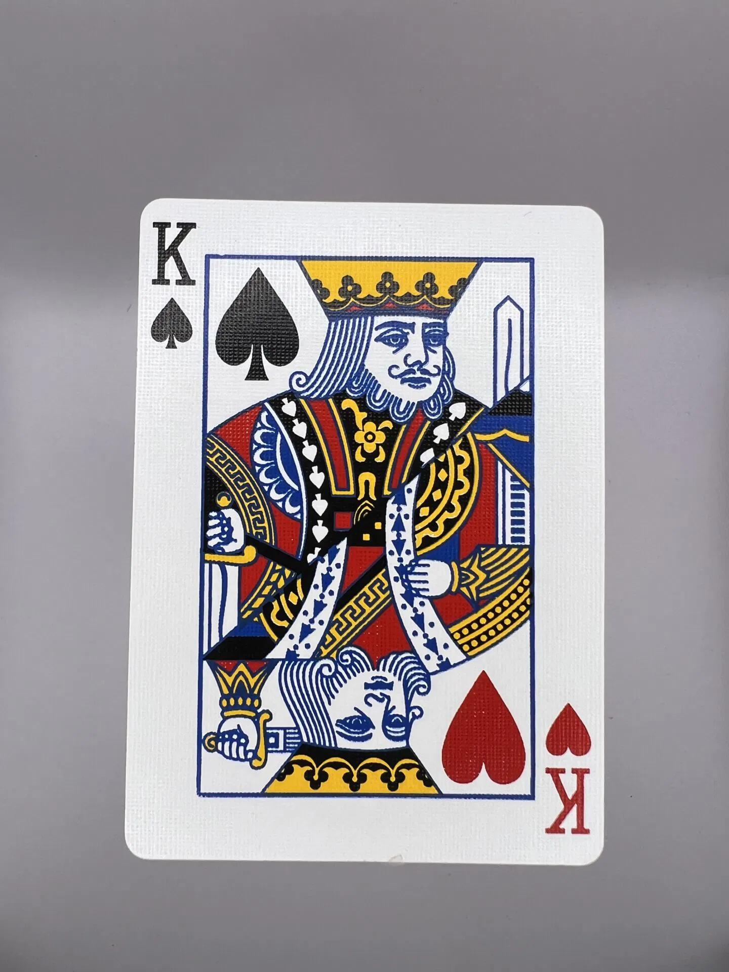 Spade Back King Spades King Hearts Split with Ace Spades Back gaff card printed on ...
