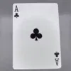King Clubs King Diamonds Split with Ace Clubs Back gaff card printed on Bicycle stock (327) - Image 2