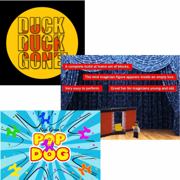 Easter Triple Special - Duck Duck Gone, Build Your Own Stage Illusion – The Appearing Man & Pop Dog by Rick Green