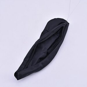 Single Hand Dove Bag - Zipper - Black