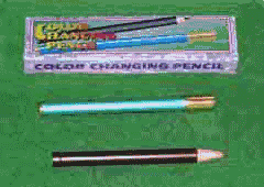 Colour changing pencil