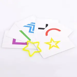 ESP CARDS PREDICTION RED BACK ELASTIC STAR RUBBER BAND MAGIC MENTAL MIND TRICK
