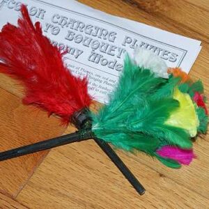 Colour changing plumes to bouquet