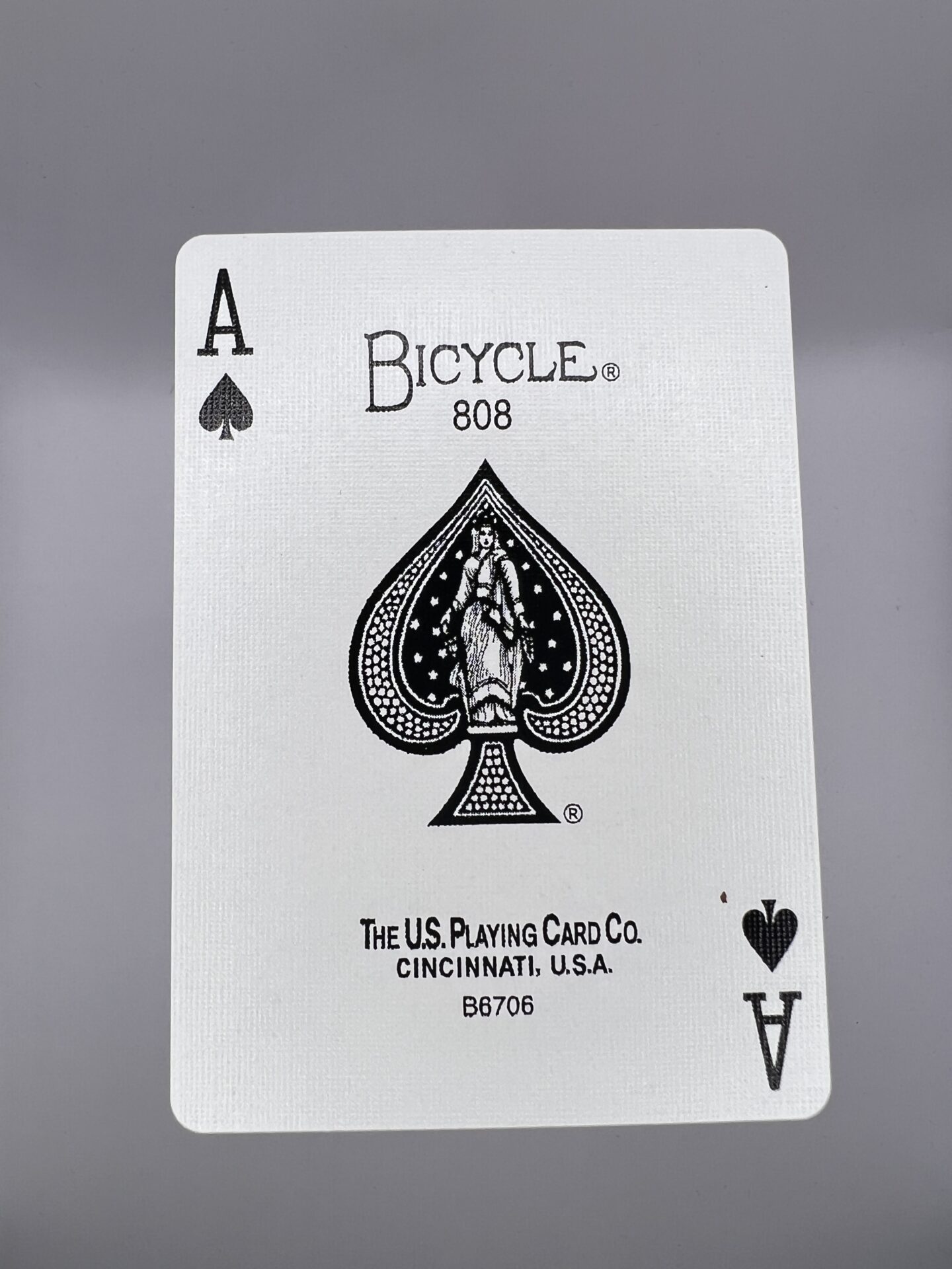 Ace Spades Ace Clubs Double Face gaff card printed on Bicycle stock (30) |  Discount Magic