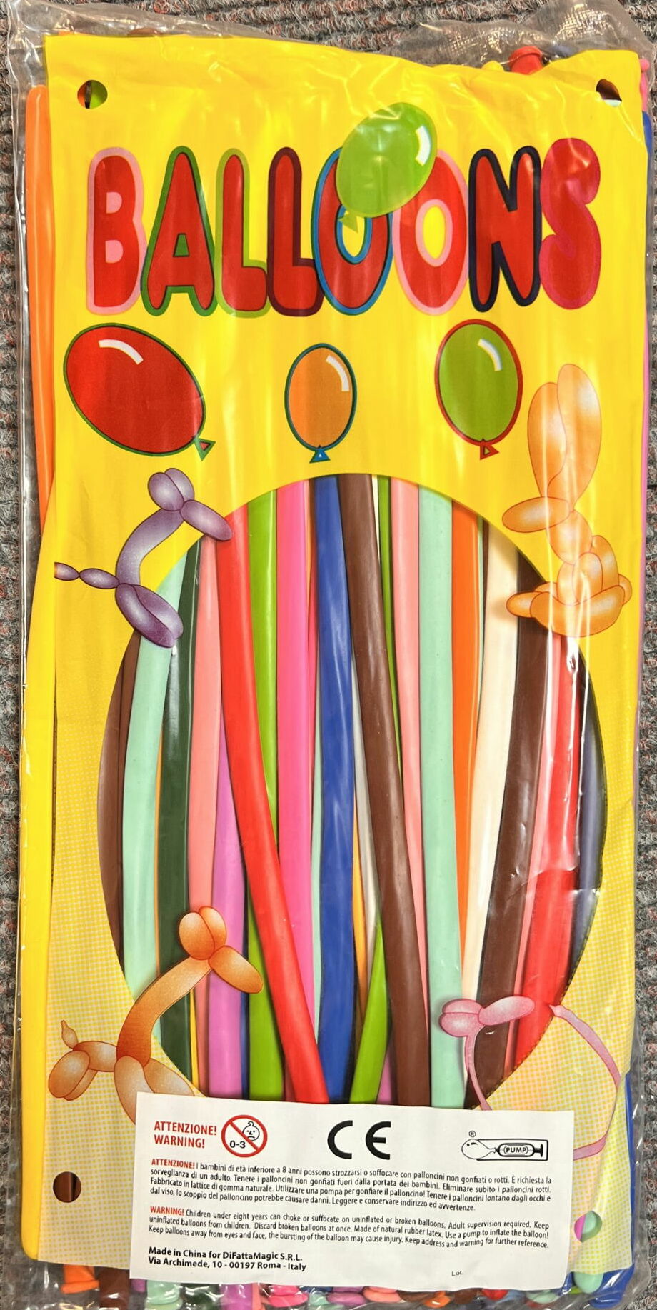 260Q Traditional Modelling Balloons - Discount Magic