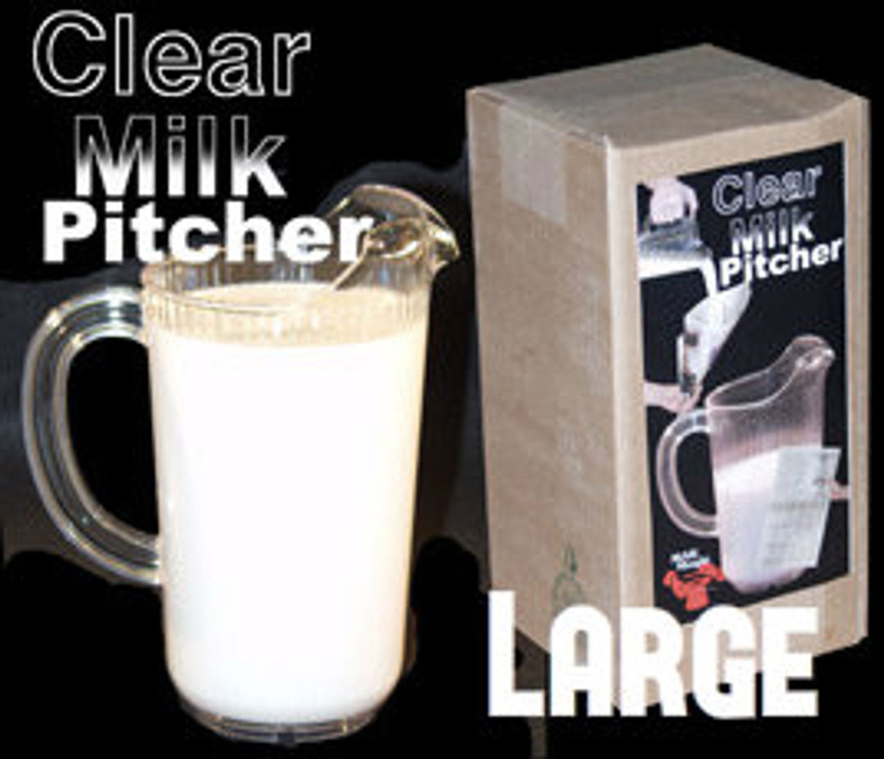 Clear Milk Pitcher (Jumbo) - Discount Magic